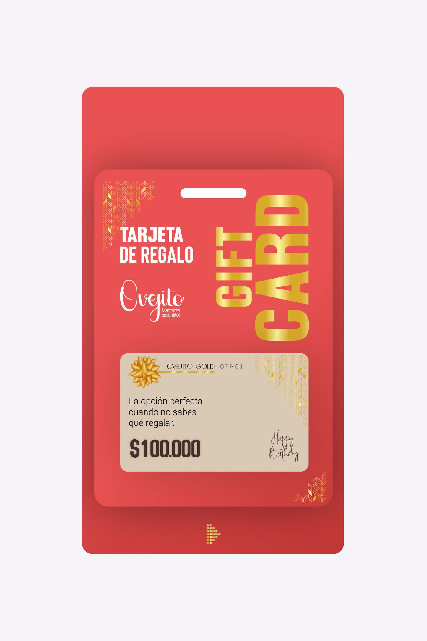 TARJETA DE REGALO GOLD