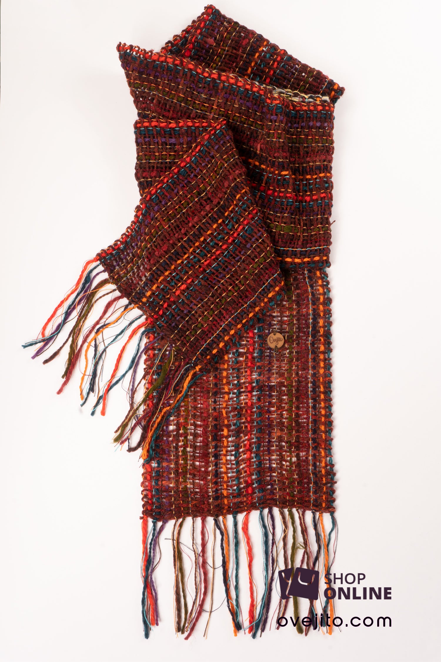 BUFANDA ARTESANAL WOVEN COLOR